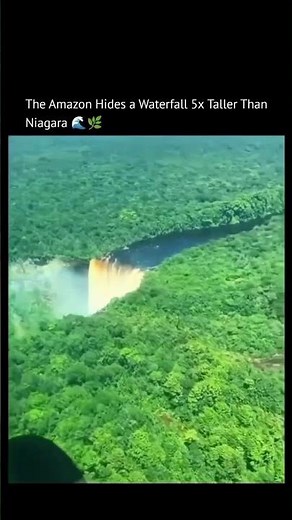 The Amazon Hides a Waterfall 5× Taller Than Niagara 😳