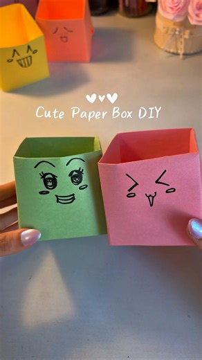 Super Cute Paper Box You Can Make in Minutes!😍✨