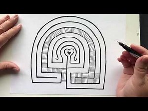 How to Draw a Finger Labyrinth
