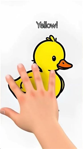 Color the Duck with Me 🦆 Kids Color Learning Fun | Duck Coloring Shorts for Children