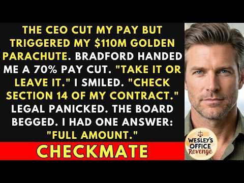 The CEO Mandated a Pay Cut — Then My Golden Parachute Activated