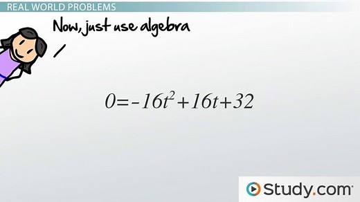 Applying Quadratic Functions to Motion Under Gravity & Simple Optimization Problems