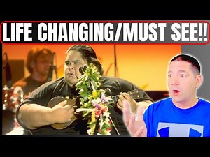 First Time Reaction - Somewhere over the Rainbow Israel IZ Kamakawiwoʻole