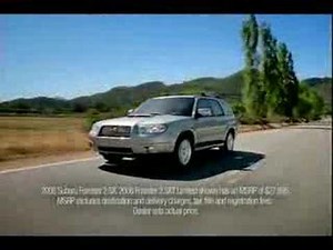 Subaru Forester 2008 Commercial