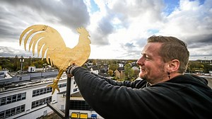 Im Video: Goldener Wetterhahn kommt zurück aufs Kirchendach