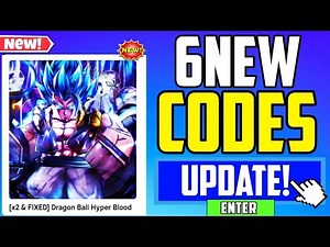 *SECRET UPDATE!* | Dragon Ball Hyper Blood CODES 2025 (ROBLOX Dragon Ball Hyper Blood )Part 1266