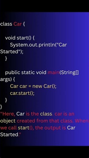 Java OOP Explained in 60 Seconds 👍