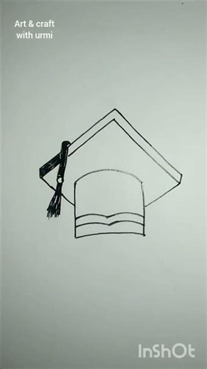 Graduation Cap drawing 🎓#easydrawing #shorts #art #foryou