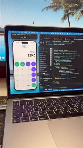 Приложение-калькулятор Flutter за 20 секунд!