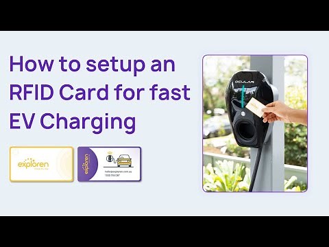 How to Set Up RFID Card | Fast & Convenient EV charging | Exploren