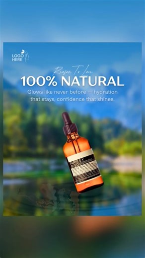 Skincare Product Poster Design Tutorial #canva #skincare #graphicdesign