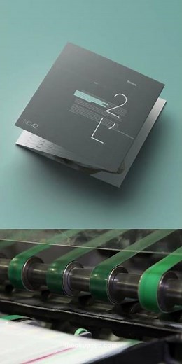 Free Z-Fold Square Brochure Mockup – Realistic & Fully Editable PSD Template