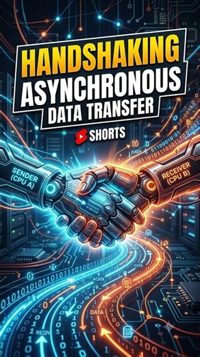 What is Handshaking in Asynchronous data transfer?