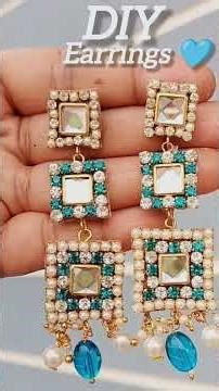 ✨DIY beautiful ❤️ earrings necklace and ring 💍 made by sister 💕😍♥️👇 #trending shorts #viral shots✅♥️