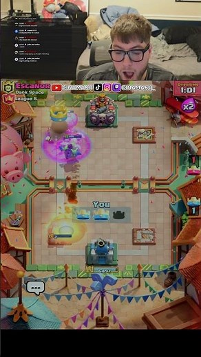 Biggest Clutch in Clash History #clashroyale #clashroyaletips #clashroyalememes #jynxzi #juicyj
