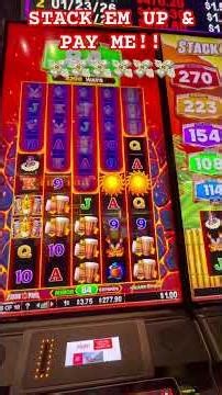 STACK MY MONEY UP & PAY ME PLEASE! #casino #slot #shorts #gambling