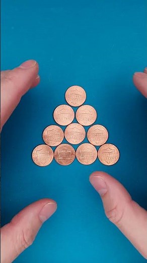 Flip the triangle upside down with only 3 moves #shorts