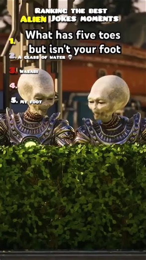 Ranking the best alien jokes moments