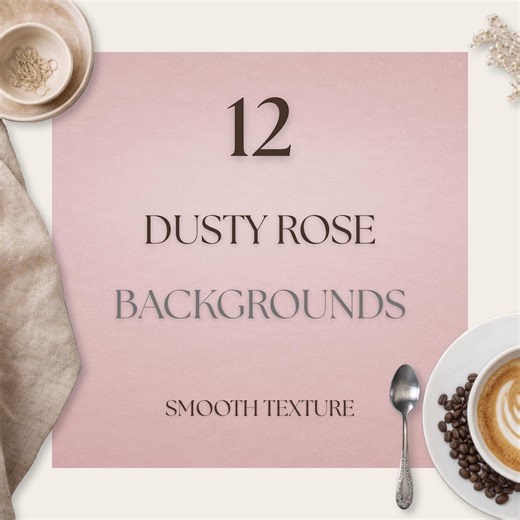 Textured Background Pack, Dusty Rose Smooth Texture, Neutral Digital Paper, Photography Backdrop, 12 Images - Etsy