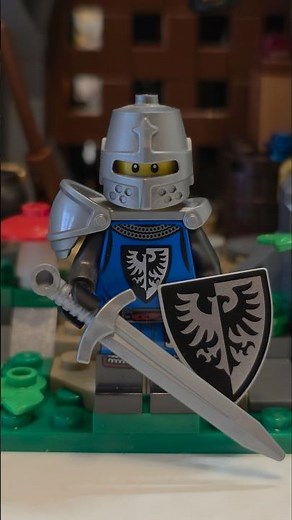 LEGO 21325 Medieval Blacksmith Minifigures:Black Falcon Knight