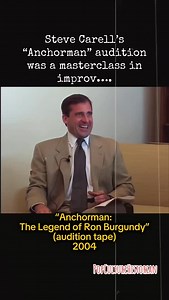 “Let’s Let the Squirrel Out of the Bag” This audition is the stuff of legends. It’s still talked about today. Half-improvised, you can see Steve had Brick nailed from jump. On the set of “Anchorman,” if you had a background in improv or sketch comedy, you definitely had an advantage. This cast was loaded with improv all-stars, all the way down to Fred Willard, legendary member of Christopher Guest’s extreme improv film troupe. And Steve might have been the best of the bunch. They would do one or