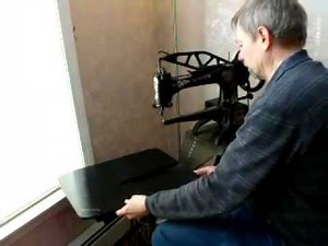 Singer 29-4 tabletop for patch machine