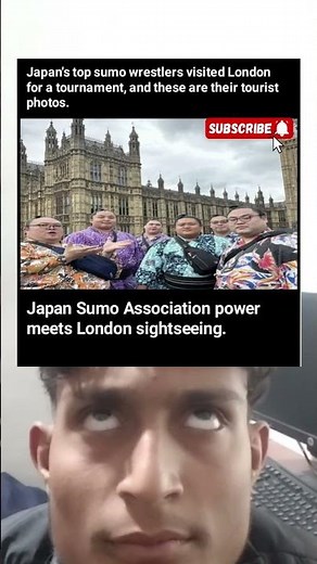 Sumo Wrestlers in London 🇯🇵🇬🇧 | Tourist Photos From Japan’s Top Champions