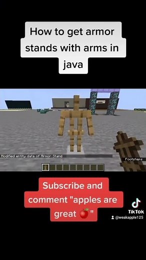 How to get armor stands with arms in java