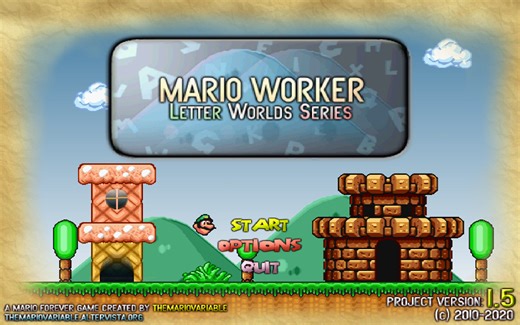 Mario Forever Letter Worlds Series Completed Video
