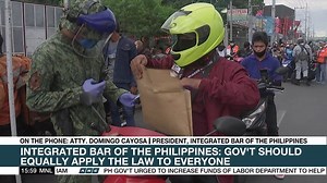 8.6K views · 58 reactions | The Integrated Bar of the Philippines weighs in on punishments being imposed to lockdown violators. | ANC 24/7 | Facebook