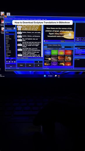 How to Download Scripture Translations in Bibleshow In this Tutorial, I share how to download different scripture versions, in different languages I nside of Bibleshow for free. #perezpixels #creatorsearchinsights #bibleshows