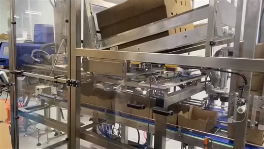 Compact Packaging Machine Designed as an Automated System with Multiple Sequential ModulesMain modules of the machine:	1.	Tray forming station with glue application	•	Trays are formed from flat… | FlexLine systems Natali Cakes