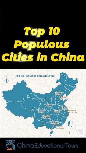 Top 10 Populous Cities in China - top largest cities in China