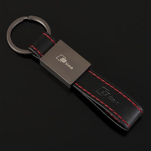 Audi Sline Leather Car Emblem Keychain - Etsy