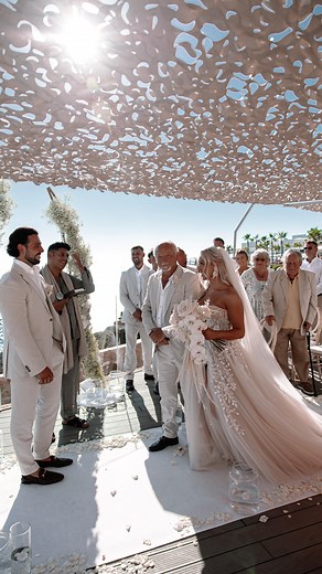 ELLE on Instagram: "Our wedding video is now live! My favourite video I have ever, ever posted. So excited to share such a magical day of our life with you all. Enjoy ✨"