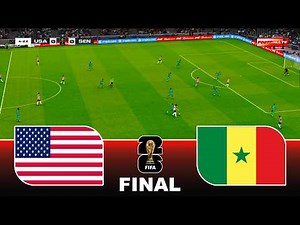 USA vs SENEGAL - FIFA WORLD CUP 2026 FINAL | FULL MATCH ALL GOALS | Pes 21 Gameplay Simulation