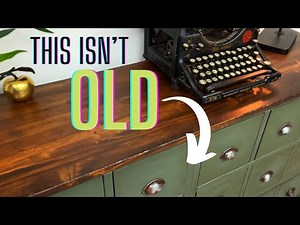 I transformed a cabinet into a vintage apothecary masterpiece