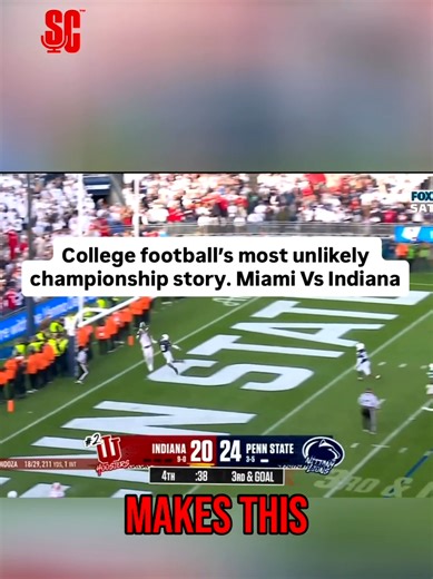 College football doesn’t write scripts like this. @Miami Hurricanes barely gets in. Indiana hoosiers rises after 136 years of being counted out. Two programs. Two paths. One championship. This is why the sport still matters. 🎙️ Open Mic @carterlutz.sports.tv @coopsnoop88 📍 Sportscaster.com @ESPN @Barstool Sports @bleacherreport @SportsCenter NEXT #collegefootball #cfp #miamihurricanes #indianahoosiers #nationalchampionship