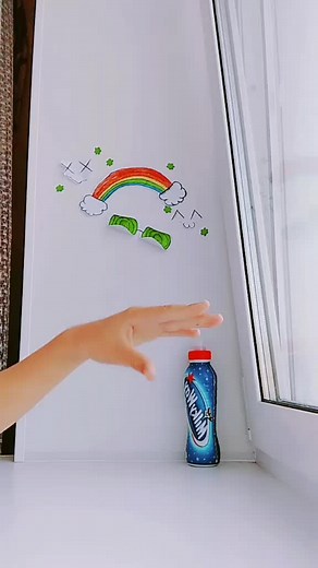 Creative Paper Cutout Transformation: Rainbow to Dragon