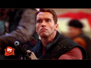 The Running Man (1987) - TV Studio Shootout Scene (9/10) | Movieclips