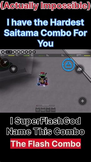 I Created the Hardest Saitama Combo… (Flash Combo) ⚡🔥