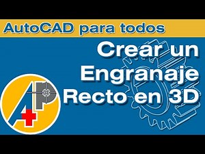Spur Gears 3D - AutoCAD