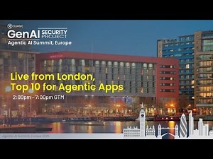 OWASP Agentic AI Security Summit - Live-Stream from London
