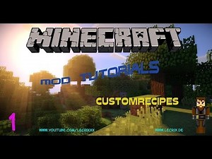 EIGENE CRAFTING-REZEPTE IN MINECRAFT - Minecraft Mod Tutorials #002- CustomRecipes