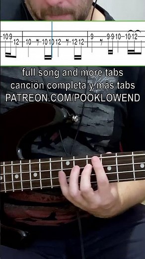 Hunger Strike bass cover with tabs, Temple of the Dog #bass #tabs #hungerstrike #templeofthedog