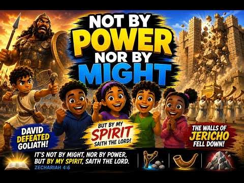 Not By Power Nor By Might | David & Goliath + Jericho | Christian Kids Music Video