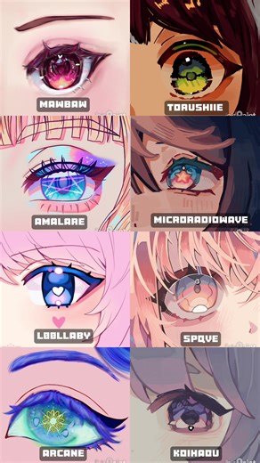 8 Artist Eye Artstyle Challenge | Digital Art Speed Drawing