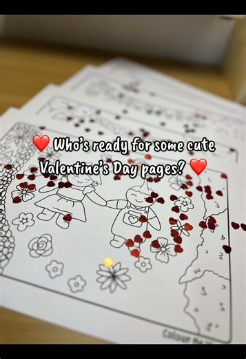 👀❤️ Valentine’s Days pages are all complete! This bundle will be available as a digital download on my website soon! 💌 #colourtok #colouring #smallbusiness #valentinesday #handdrawnart 🏷️: Colourtok, colouring pages, handdrawn art, small business, support small, illustrator, artist, adult colouring, coloring book, colour with me, colouring tutorial, tips for beginners, coloring tips, cute, cozy hobbies, cozy colouring, colourmevirgo.