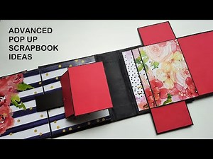 Scrapbook Ideas | Advanced Pop Up Scrapbook Tutorial Ideas | PopUp Card Ideas | By Crafts Space