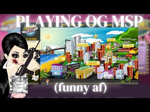 OLD MSP IS WILD | Playing OG MovieStarPlanet | waif msp